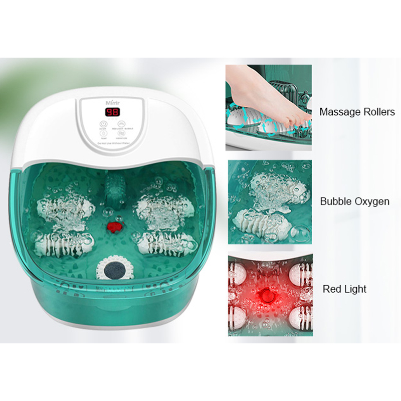 MM-20A-3 fotmassasjeapparat for boblebad med varme og fire store massasjeruller