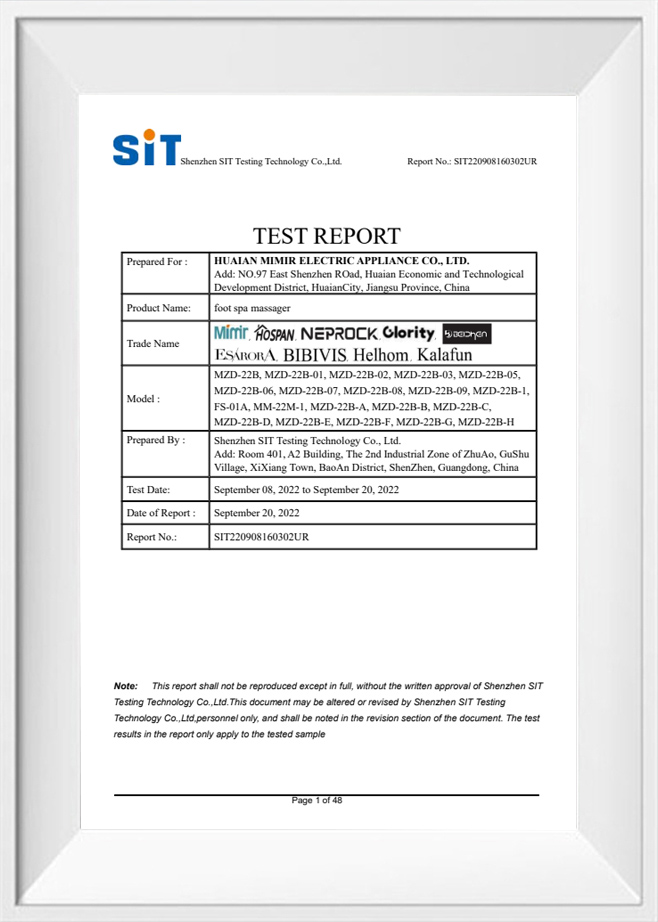 Huaian Mimir Electric Appliance Co., Ltd.