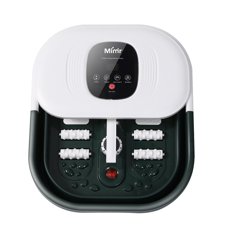 MZD-22B-1 sammenleggbar fotspa-maskin med pimpstein for fotavslappende massasje