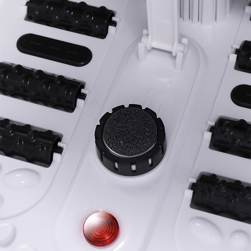 MZD-22B-2 500W sammenleggbar fotspamaskin med 8 stk massasjeruller for fotavslappende massasje