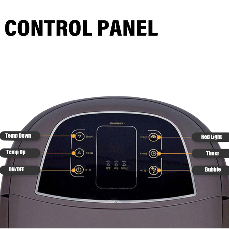 JD-618 Automatisk fotspabadmassasjemaskin med roterende massasjeruller